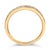 Early 21st Century 14K Yellow Gold 1/2 Cttw Round Diamond Milgrain Wedding Band For Sale - Image 5 of 7