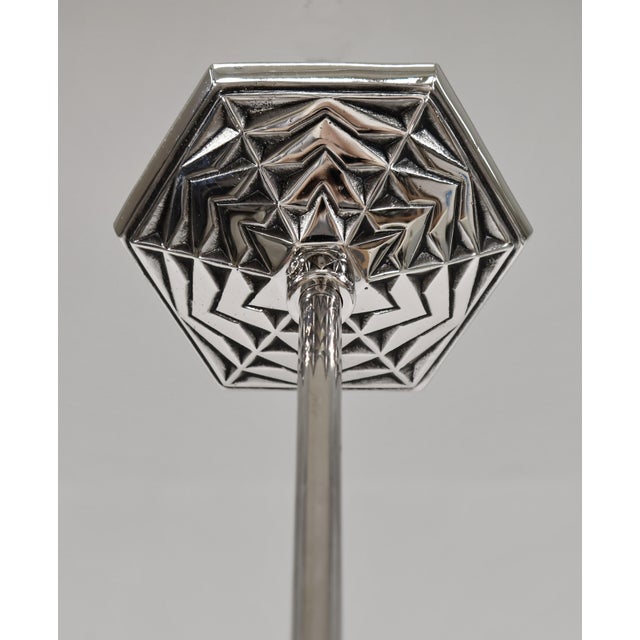 Degue 1930s French Art Deco Pendant Light For Sale - Image 9 of 12