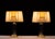 Glass Hollywood Regency Table Lamps, 1970s, Set of 2 For Sale - Image 7 of 9
