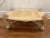 French Bleached Oak Coffee Table From Estate in France, British Colonial Style - 20th Century For Sale - Image 10 of 12