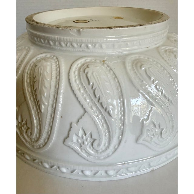 Ceramic Vintage Mottahedeh Italian Ceramic Relief Centerpiece Serving Bowl For Sale - Image 7 of 11