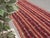 1970s Vintage Handmade Wool Cotton Red Kilim Runner Rug For Sale - Image 11 of 11