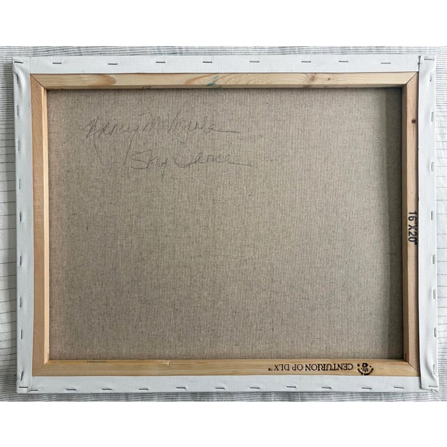 “Sky Dance” Oil on Linen by Nancy M. Vignola For Sale In Providence - Image 6 of 7