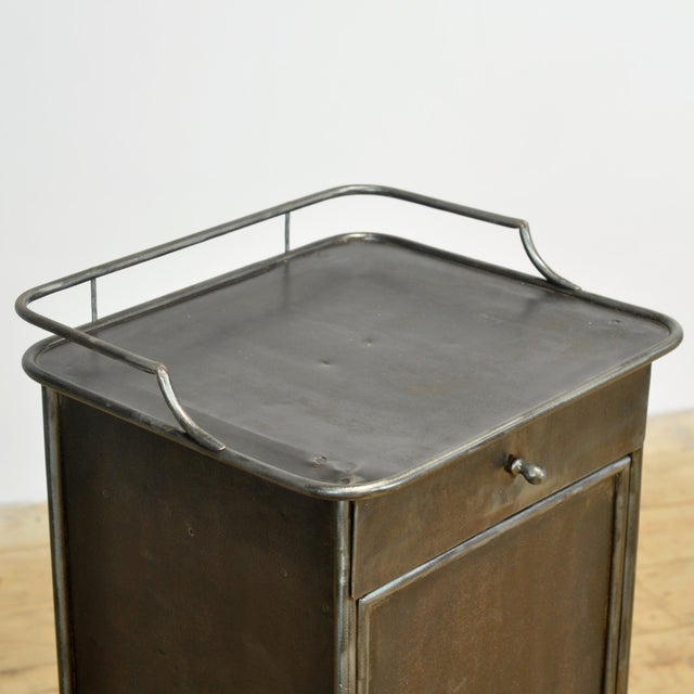 Antique Iron Bedside Table, 1910s For Sale - Image 6 of 13