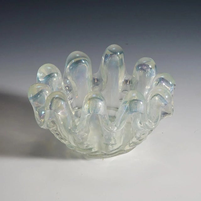 Large Ribs Bowl by Ercole Barover for Barovier & Toso, 1942 For Sale - Image 3 of 7