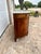French French 19th Century Louis XVI Mahogany Carrara Marble Top Demilune Sideboard For Sale - Image 3 of 12