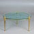 Gold Vintage Brutalist Coffee Table in Wrought Iron and Glass, 1980s For Sale - Image 8 of 8