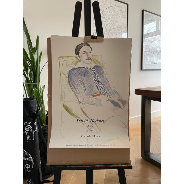 Own a piece of art history with this exquisite exhibition poster from David Hockney, one of the most influential British...
