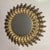 Mid-Century Modern Vintage Italian Gilded Sunburst Mirror, 1960s For Sale - Image 3 of 18
