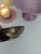 Mid 20th Century Vintage Chinese Enamel Ceramic and Brass Decorative Bowl Wall Hanging For Sale - Image 5 of 8