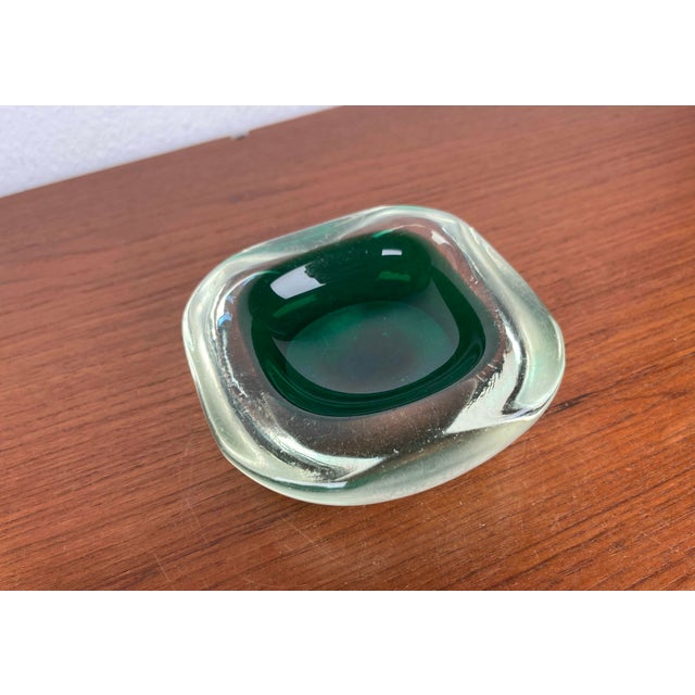 Vintage Italian Sommerso Murano Glass Bowl, 1970s For Sale - Image 3 of 15