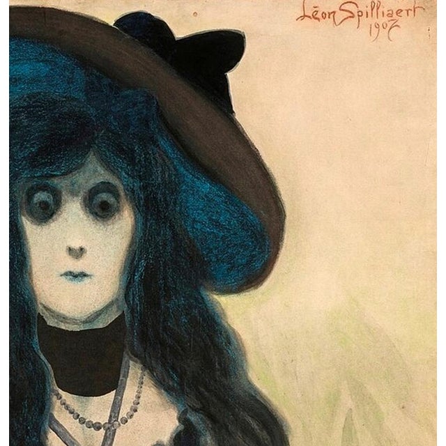 After Léon Spilliaert, The Absinthe Drinker, Serigraph For Sale - Image 4 of 5