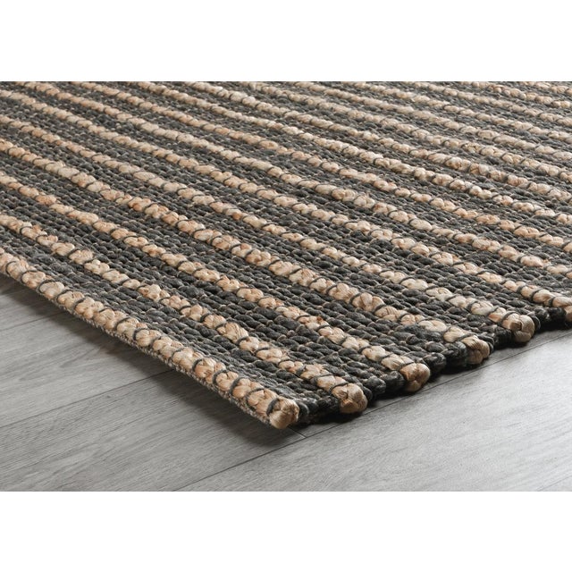 Contemporary San Diego Navy Rug - 5 X 8 For Sale - Image 3 of 4