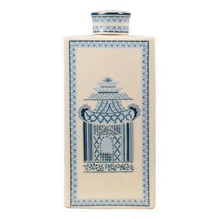 Winterthur for Port 68 Pagoda Garden Blue Large Jar For Sale