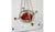 A Gustavian style chandelier made in Sweden in the 20th century. A pierced brass crown hung with a fountain of prisms sits...