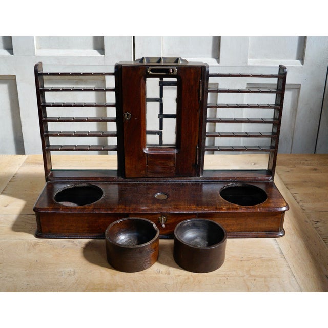 Metal Victorian Oak Coxs Patent Till, 1890s For Sale - Image 7 of 12