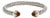 David Yurman Citrine Classic Cable Bracelet, Sterling Silver & 14k Yellow Gold For Sale