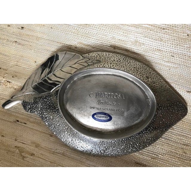 Mexican Mariposa Leaf Dish For Sale - Image 4 of 4