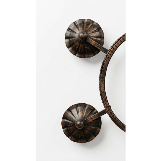 Vintage Brutalist Lamp with Art Deco Influences, 1950s For Sale - Image 11 of 17