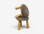 Early 21st Century Danish Modern Style, Gray Sheepskin, Maple, Shearling Footstools, 21st C. For Sale - Image 5 of 9