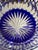 Mid-Century Modern Mid 20th Century Czech Bohemian Cobalt Blue Cut to Clear Crystal Centerpiece Bowl For Sale - Image 3 of 18