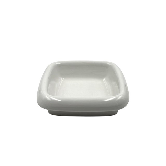 Angelo Mangiarotti, White Ceramic Centerpiece / Vide Poche Mod. Tremiti 4035, Danese Italy Ca. 1968 For Sale - Image 6 of 13