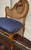 Wood Vintage French Louis Xv Style Upholstered Setter For Sale - Image 7 of 16