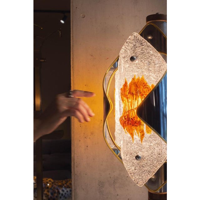 Toni Zuccheri Vintage Floor Lamp by Toni Zuccheri for Mazzega, 1970s For Sale - Image 4 of 6