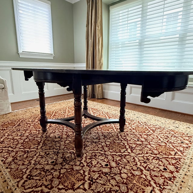 1900 - 1909 Antique Belgian Dining Table Circa 1900 For Sale - Image 5 of 12