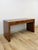 Mid-Century Modern Rare Vintage Hekman MCM Burlwood Desk With Three Drawers Mid Century Collectable For Sale - Image 3 of 13