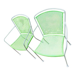 Vintage Mid Century Garden Patio Chairs - A Pair For Sale