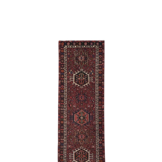 Vintage Anatolian Carpet 2'9'' X 16'4'' 35" x 197" / 89 x 500 Cm Hand woven with high quality pure wool Excellent...
