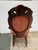 American Wood Carving Company Needlepoint Sitting Chair, Vintage For Sale - Image 9 of 12