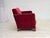 Danish Three-Seater Sofa in Furniture Velour and Oak Wood, 1950s For Sale - Image 4 of 18