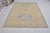 Textile Vintage Anatolian Wool Area Rug, Light Sand Field With Soft Blue Geometric Medallions For Sale - Image 7 of 10