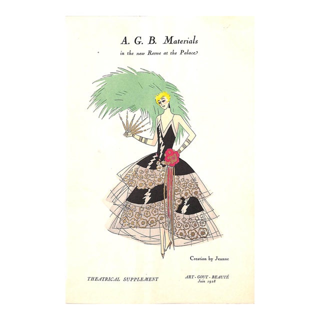 A.g.b. Materials in the New Revue at the Palace Theatrical Supplement 1928 For Sale
