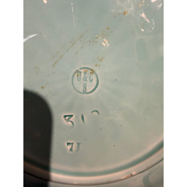 Antique Majolica Plate For Sale - Image 4 of 4
