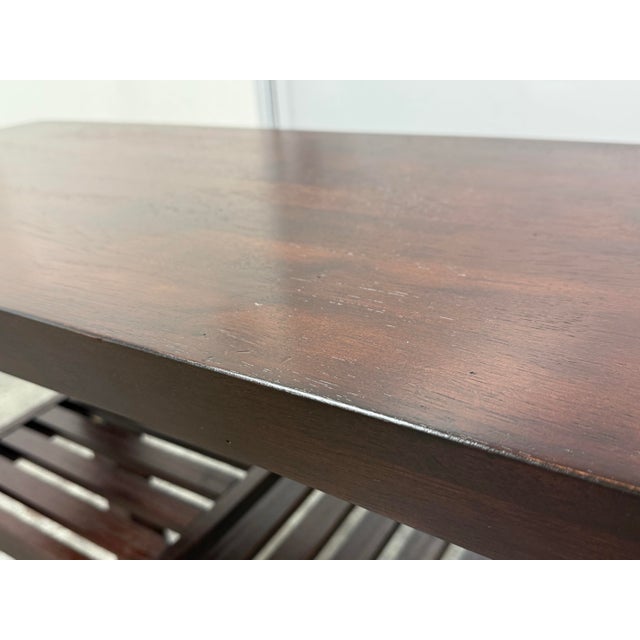 Brown World Market Hako Collection Console Table For Sale - Image 8 of 12