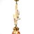 Early 20th Century French Gilt Bronze, Brass & Bisque Figural Cupid Pendant Light & Jeweled Shade For Sale - Image 4 of 12