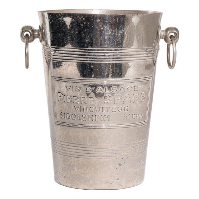 Mid 20th Century France Silver Ice Bucket For Sale