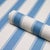 Schumacher Sample - Schumacher Rafe Stripe Wallcovering In Azure For Sale - Image 4 of 6