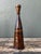 Vintage Handcrafted Brown Pottery Bottle For Sale - Image 11 of 13
