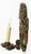 Rustic Swedish Carved Wood Wall Sconce by Matts in Taserud, Folk Art For Sale - Image 3 of 7