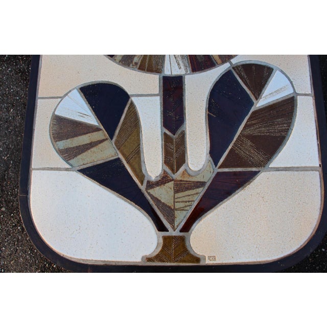 1960s Fleur Coffee Table by Roger Capron, 1960s For Sale - Image 5 of 10