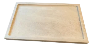 Andrianna Shamaris Minimalist St Barts Teak Wood Tray