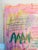 Contemporary abstract mixed media with colored markers on paper -Summer in Sunny Isles by Elia.