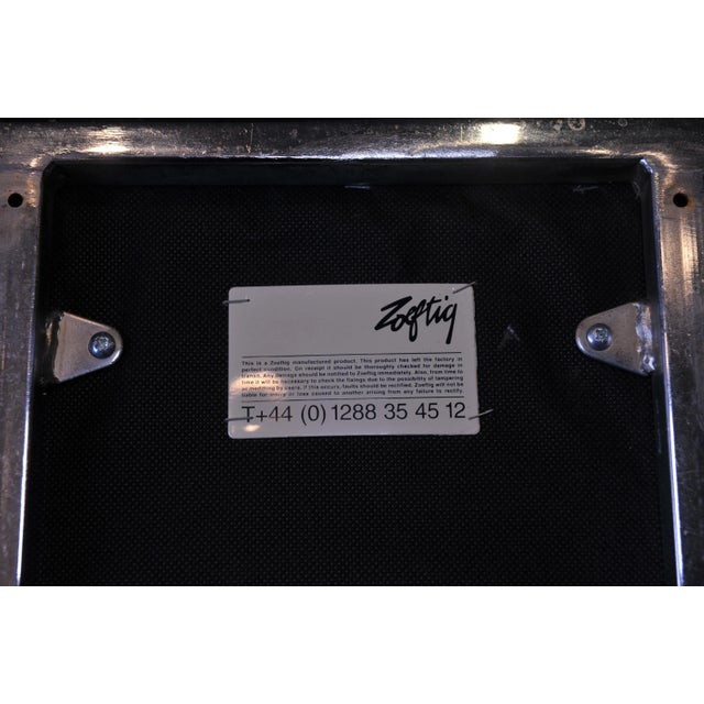 Black Vintage Modern Desk Chair in Chrome and Leatherette from Zoeftig For Sale - Image 8 of 16