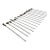 Mid 20th Century Turkish Brass & Stainless Steel Shish Kebab Skewers - Set of 16 For Sale