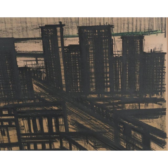 Bernard Buffet, San Francisco Skyline, 1966, Original Signed Lithograph For Sale - Image 8 of 10