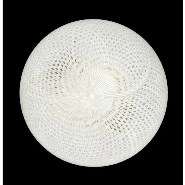 Reticello Pendant attributed to Carlo Scarpa for Venini, 1940 For Sale - Image 9 of 11